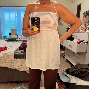 Xhilaration for Target adjustable strap top or swim cover up - L